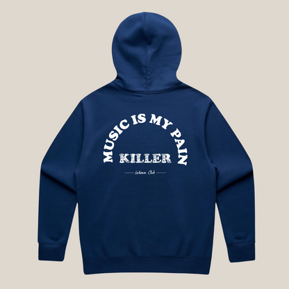 MUSIC IS MY PAIN KILLER  REGULAR HOODIE